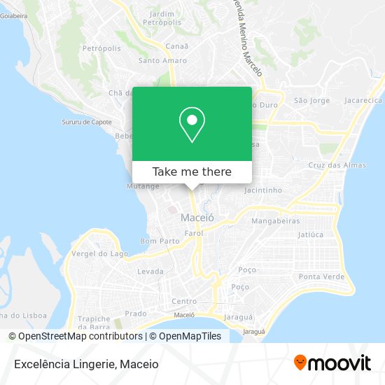 Excelência Lingerie map