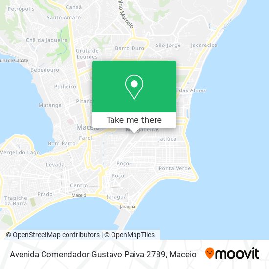 Mapa Avenida Comendador Gustavo Paiva 2789
