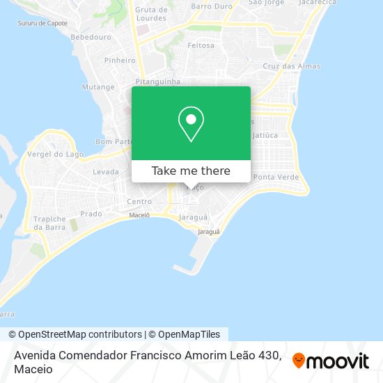 Mapa Avenida Comendador Francisco Amorim Leão 430