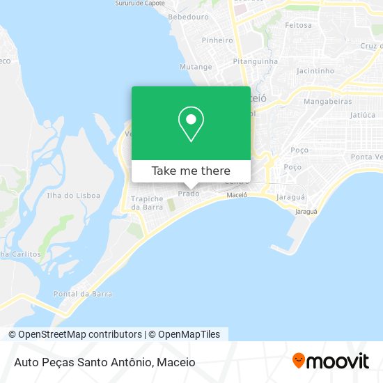 Auto Peças Santo Antônio map