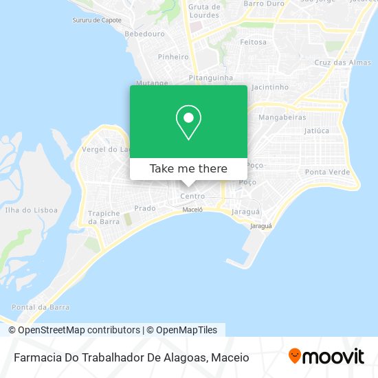 Farmacia Do Trabalhador De Alagoas map