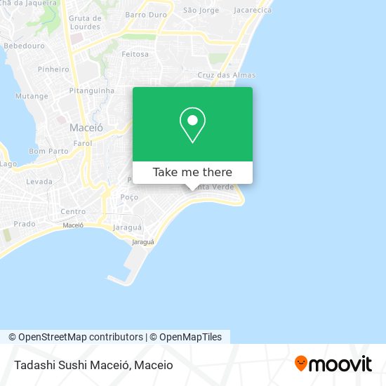 Tadashi Sushi Maceió map