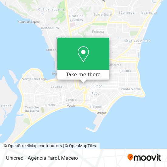 Unicred - Agência Farol map