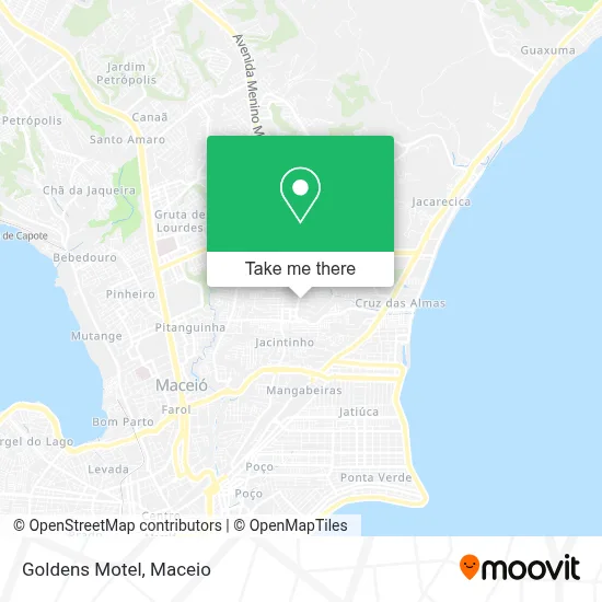 Goldens Motel map