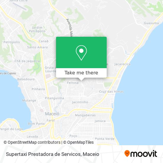 Supertaxi Prestadora de Servicos map