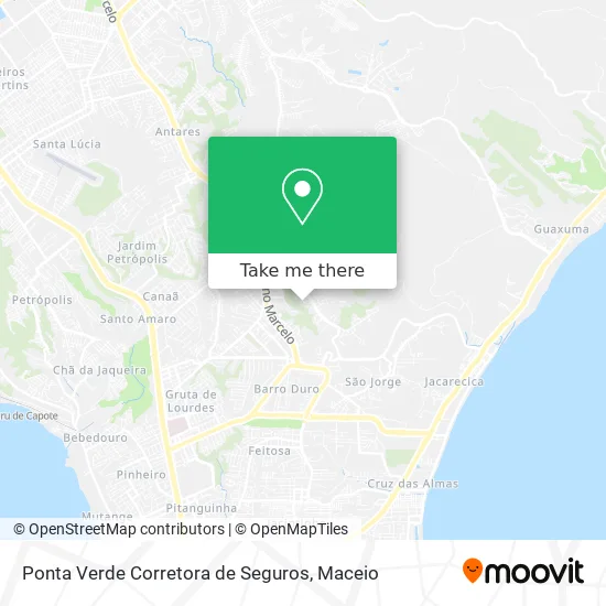 Ponta Verde Corretora de Seguros map
