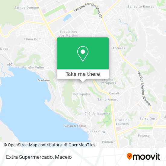 Extra Supermercado map