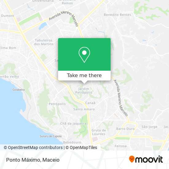 Ponto Máximo map