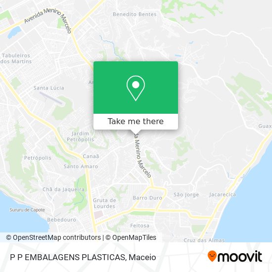 P P EMBALAGENS PLASTICAS map