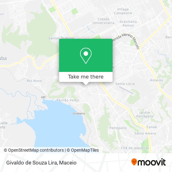 Givaldo de Souza Lira map
