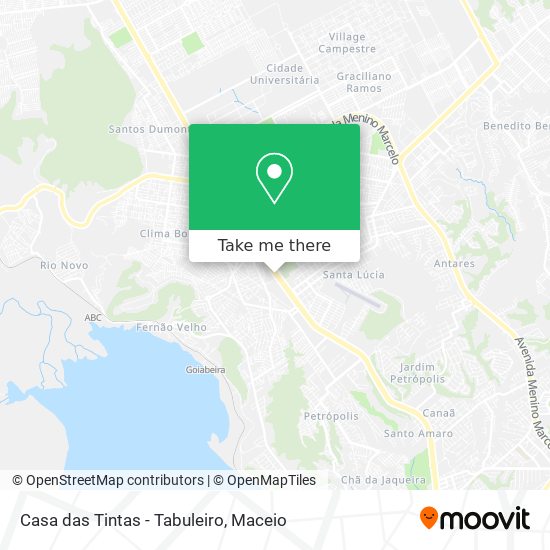 Casa das Tintas - Tabuleiro map