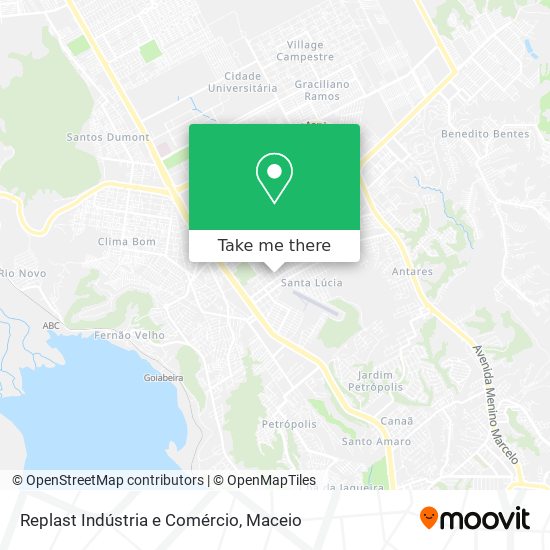 Mapa Replast Indústria e Comércio