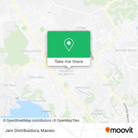 Jam Distribuidora map