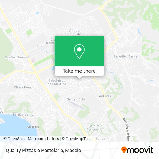 Quality Pizzas e Pastelaria map