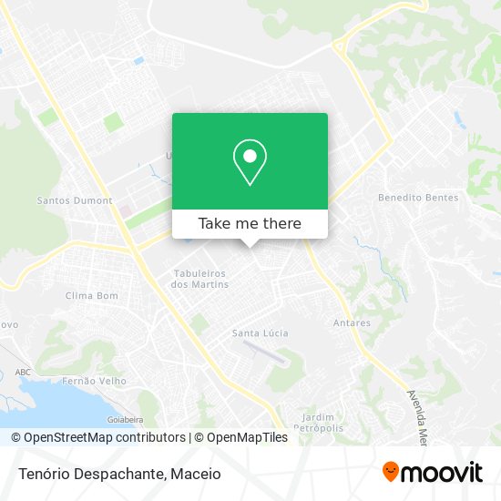 Tenório Despachante map