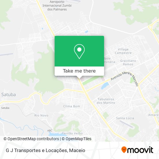 G J Transportes e Locações map