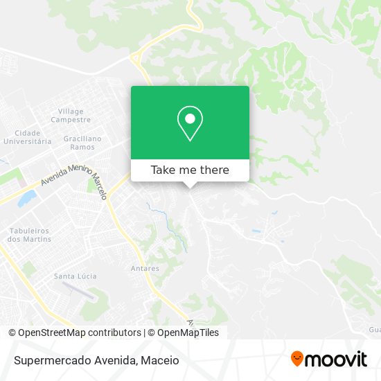 Supermercado Avenida map