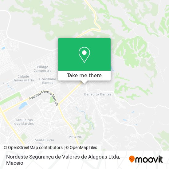 Nordeste Segurança de Valores de Alagoas Ltda map