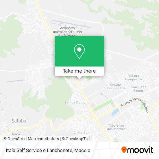 Itala Self Service e Lanchonete map