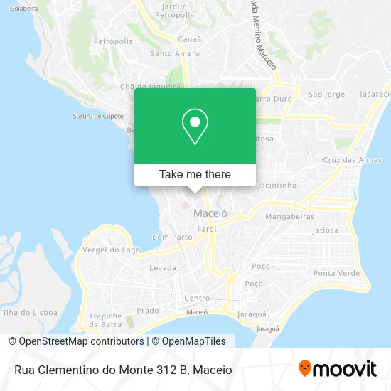 Rua Clementino do Monte 312 B map