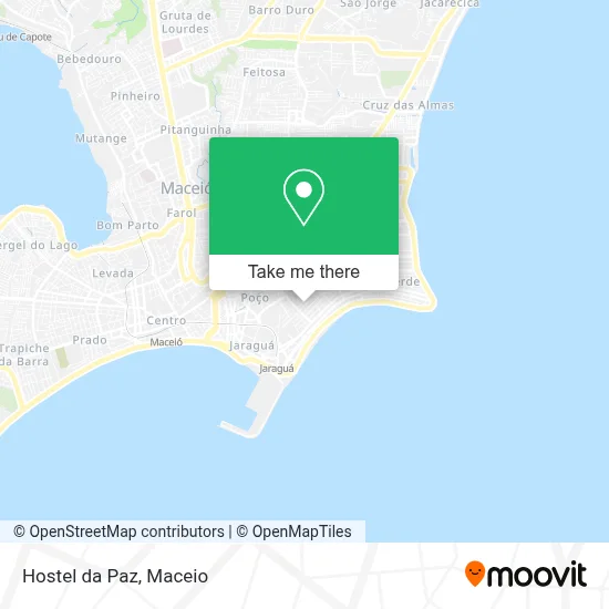 Hostel da Paz map