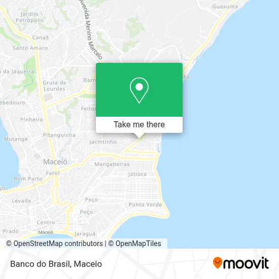 Banco do Brasil map