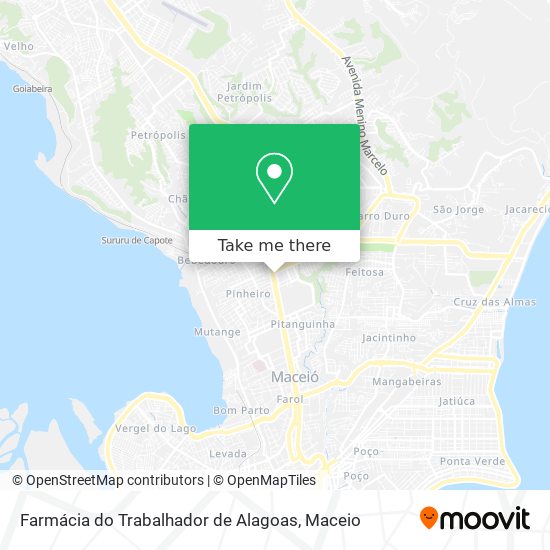 Farmácia do Trabalhador de Alagoas map