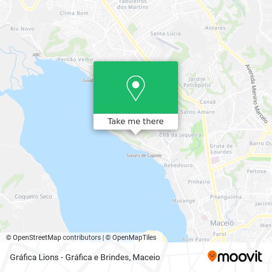 Gráfica Lions - Gráfica e Brindes map