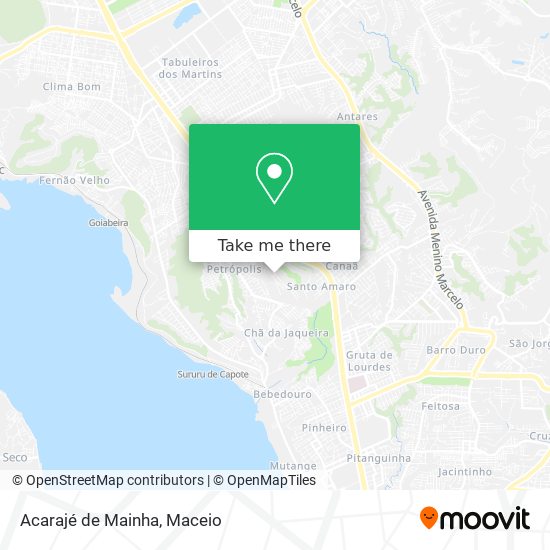 Acarajé de Mainha map