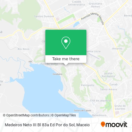 Mapa Medeiros Neto III Bl 83a Ed Por do Sol