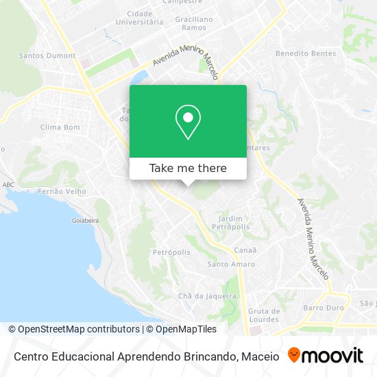 Centro Educacional Aprendendo Brincando map