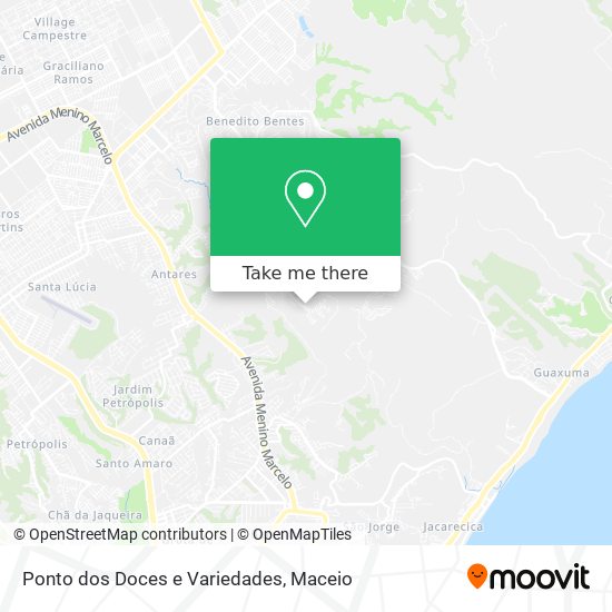 Ponto dos Doces e Variedades map
