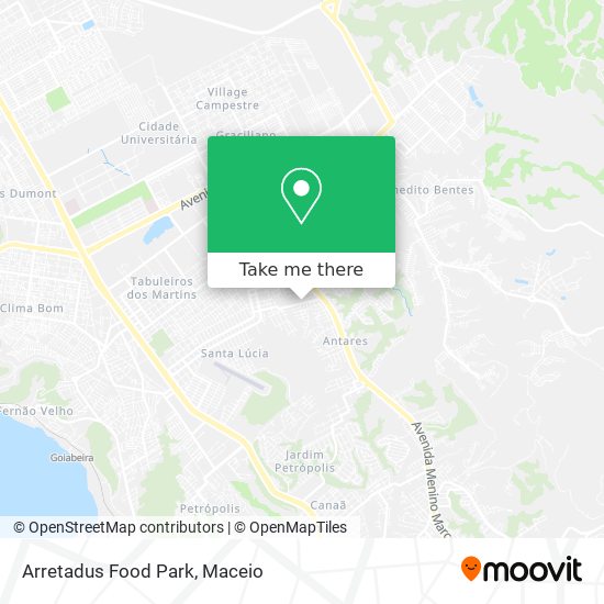 Mapa Arretadus Food Park