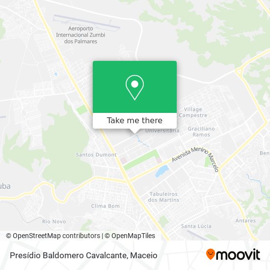 Mapa Presídio Baldomero Cavalcante