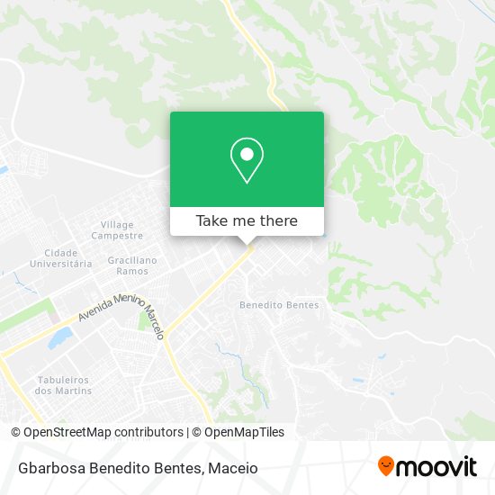 Gbarbosa Benedito Bentes map