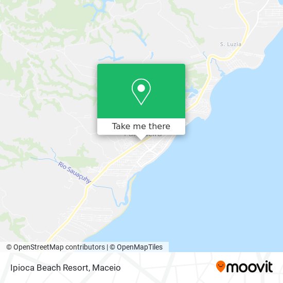 Ipioca Beach Resort map