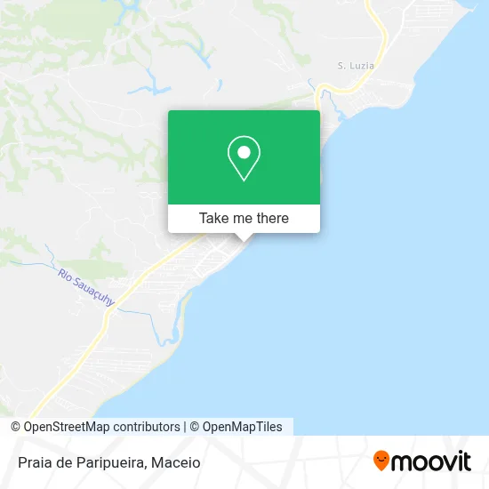 Praia de Paripueira map