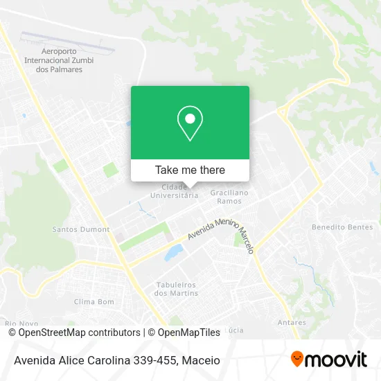 Avenida Alice Carolina 339-455 map