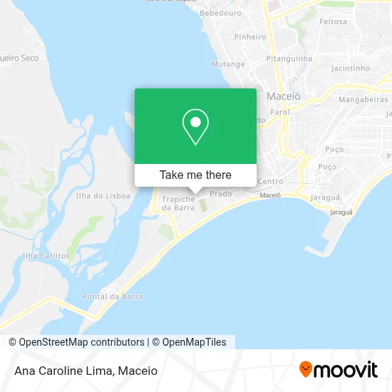 Ana Caroline Lima map