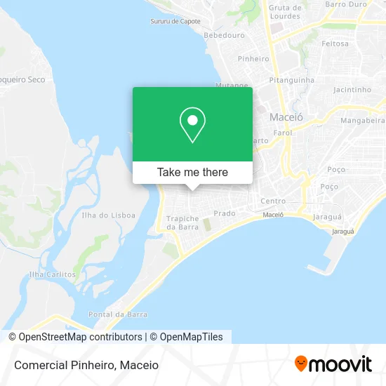 Comercial Pinheiro map