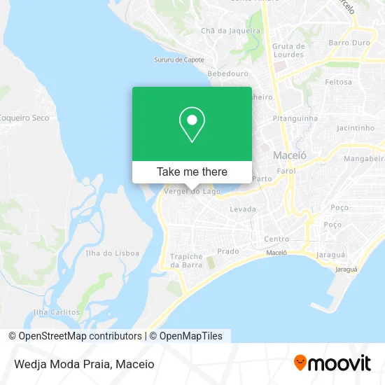 Wedja Moda Praia map
