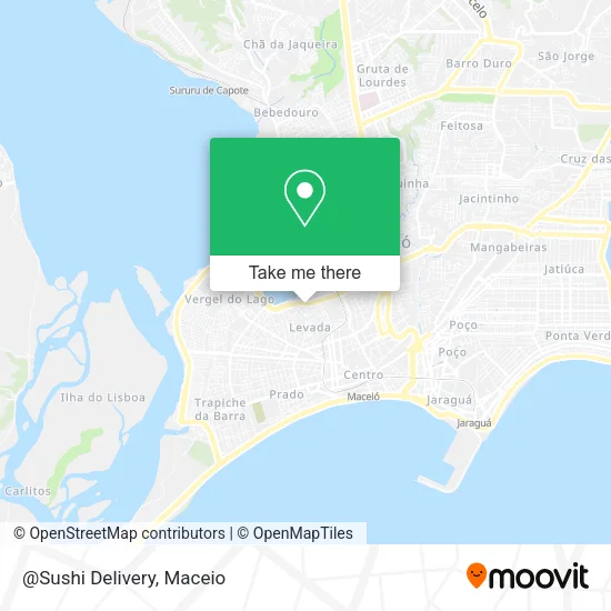 @Sushi Delivery map