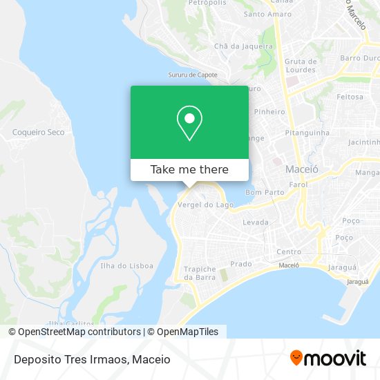 Deposito Tres Irmaos map