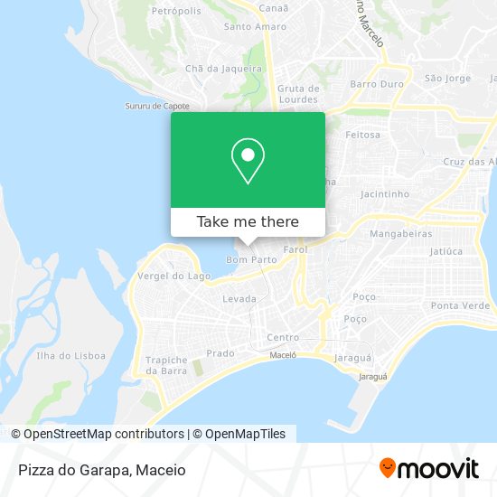 Pizza do Garapa map