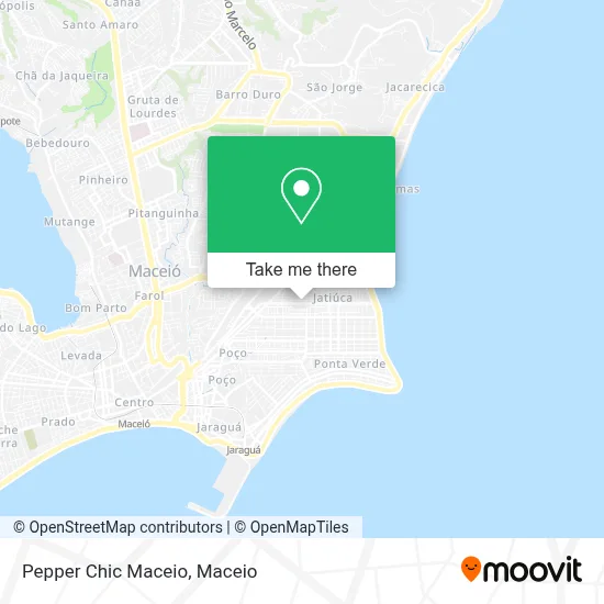 Pepper Chic Maceio map