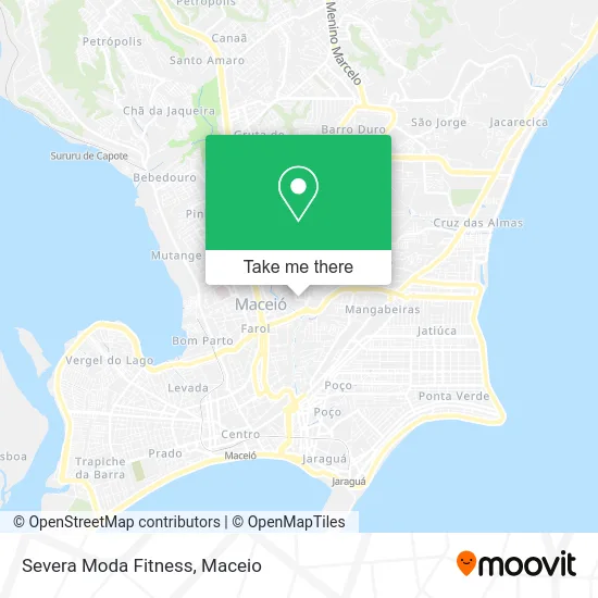 Severa Moda Fitness map