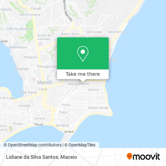 Lidiane da Silva Santos map