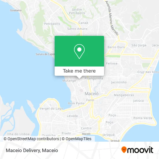 Maceio Delivery map