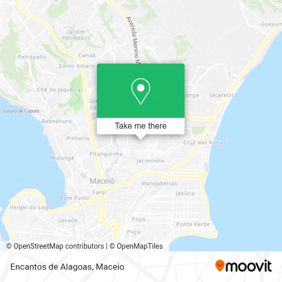 Encantos de Alagoas map