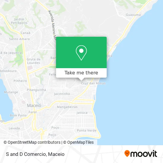 S and D Comercio map